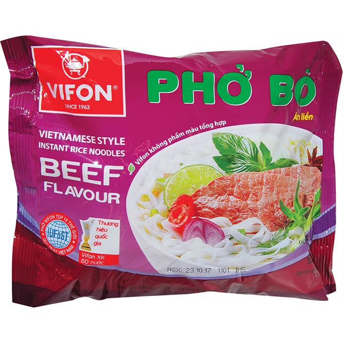 [Date Mới] 1 Thùng Phở Bò Vifon 30 Gói 65g