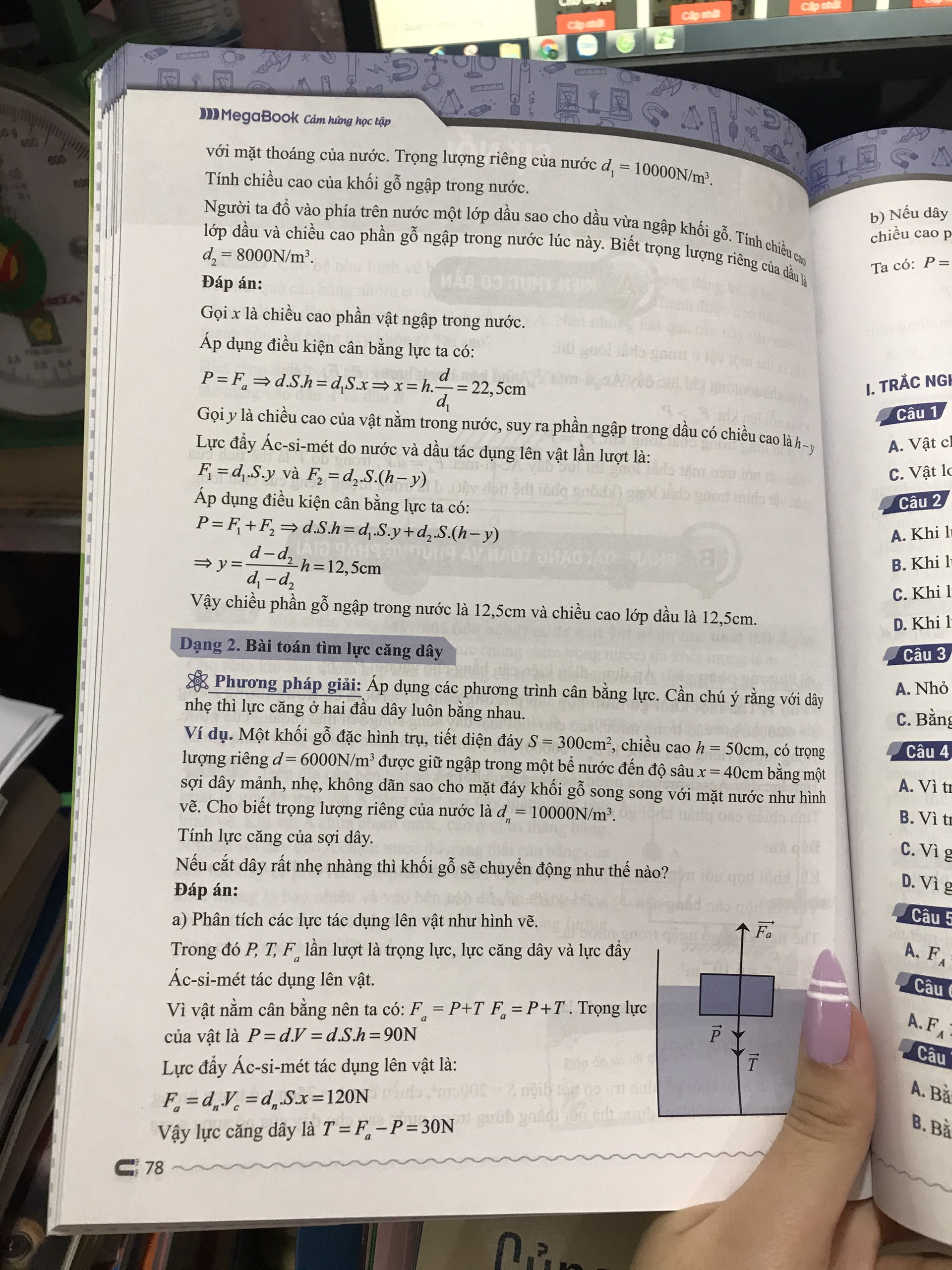 Củng cố và ôn luyện vật lý 8