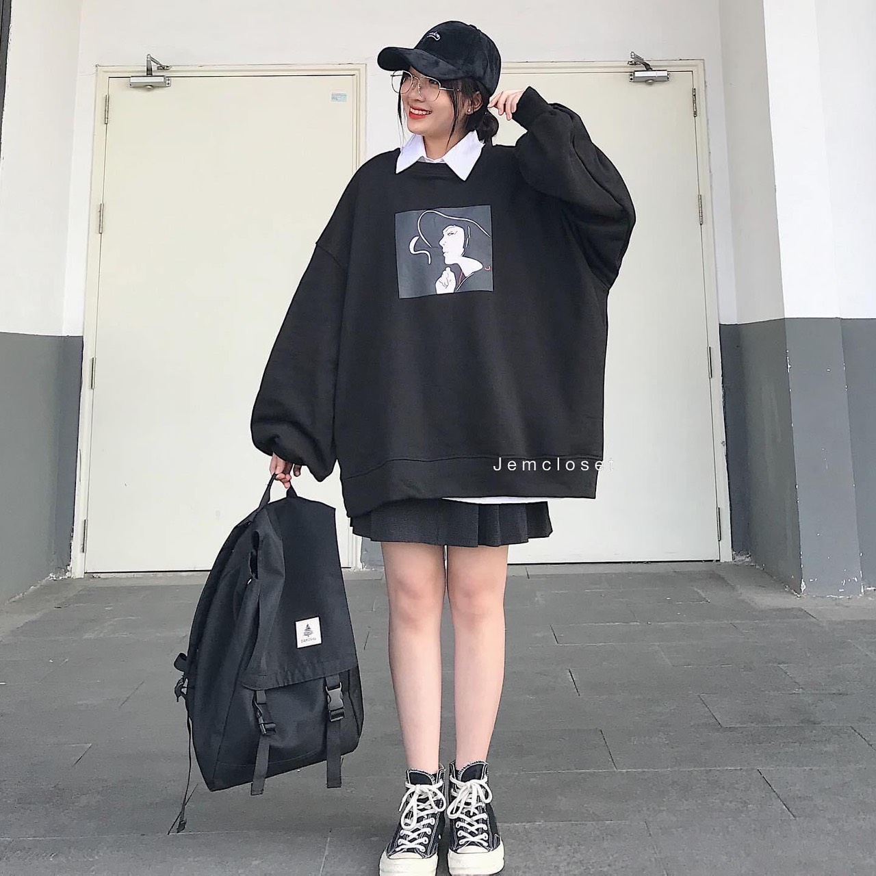 🌟Áo SWEATER NỈ CÔ GÁI FORM DƯỚI 70KG
