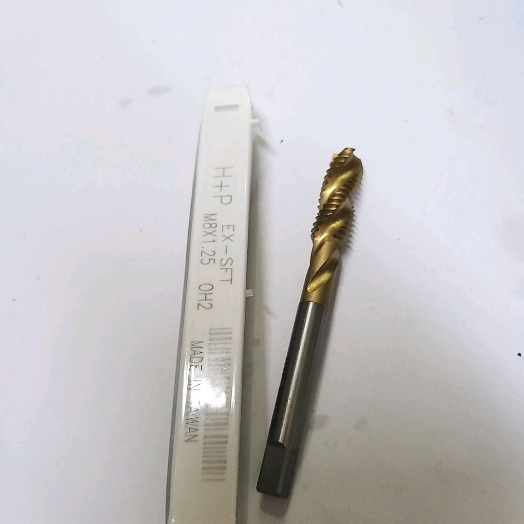 Mũi Taro H+P Vàng Xoắn M8x1.25 (Vàng)