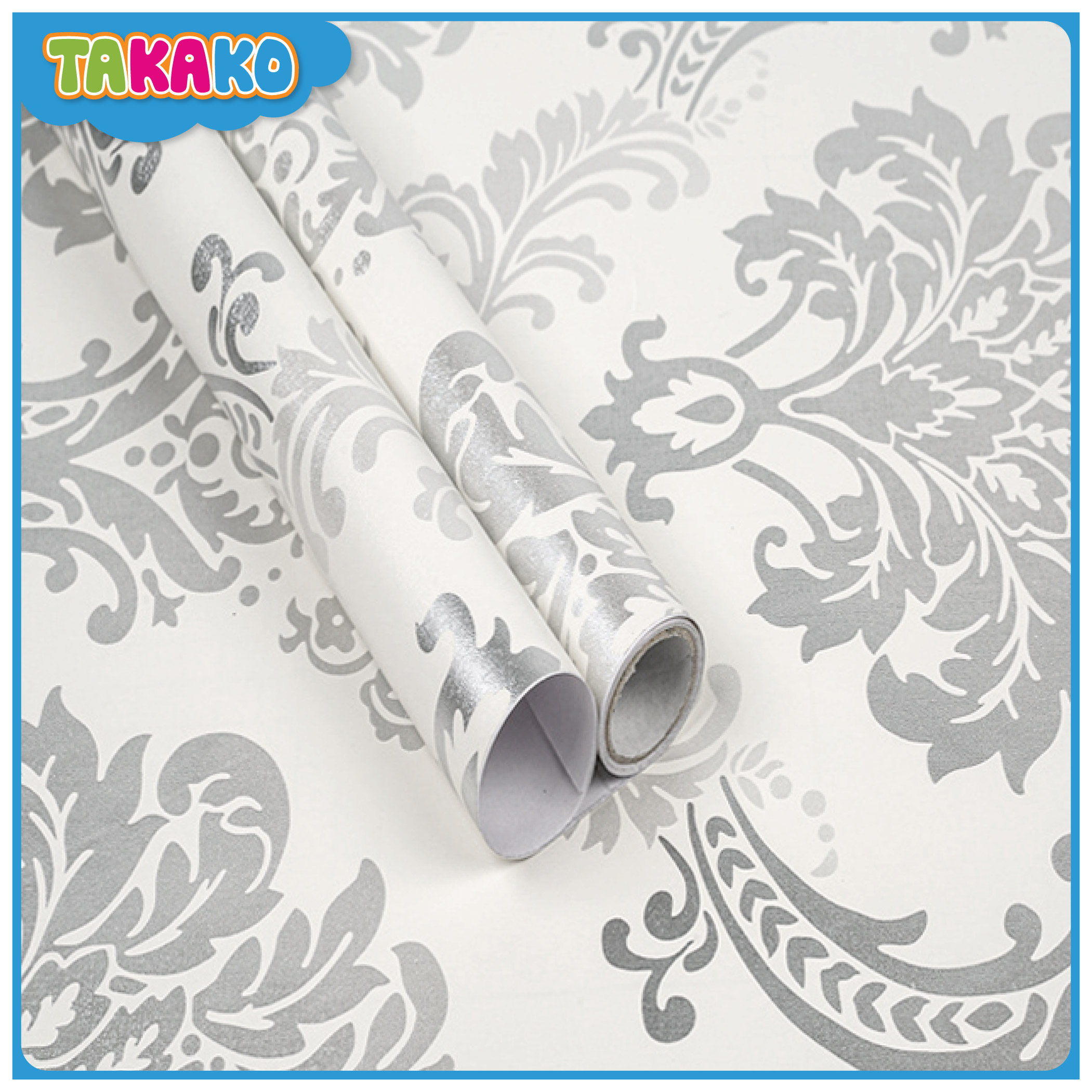 Giấy dán tường hoa văn cổ điển - cuộn 10m x 45cm