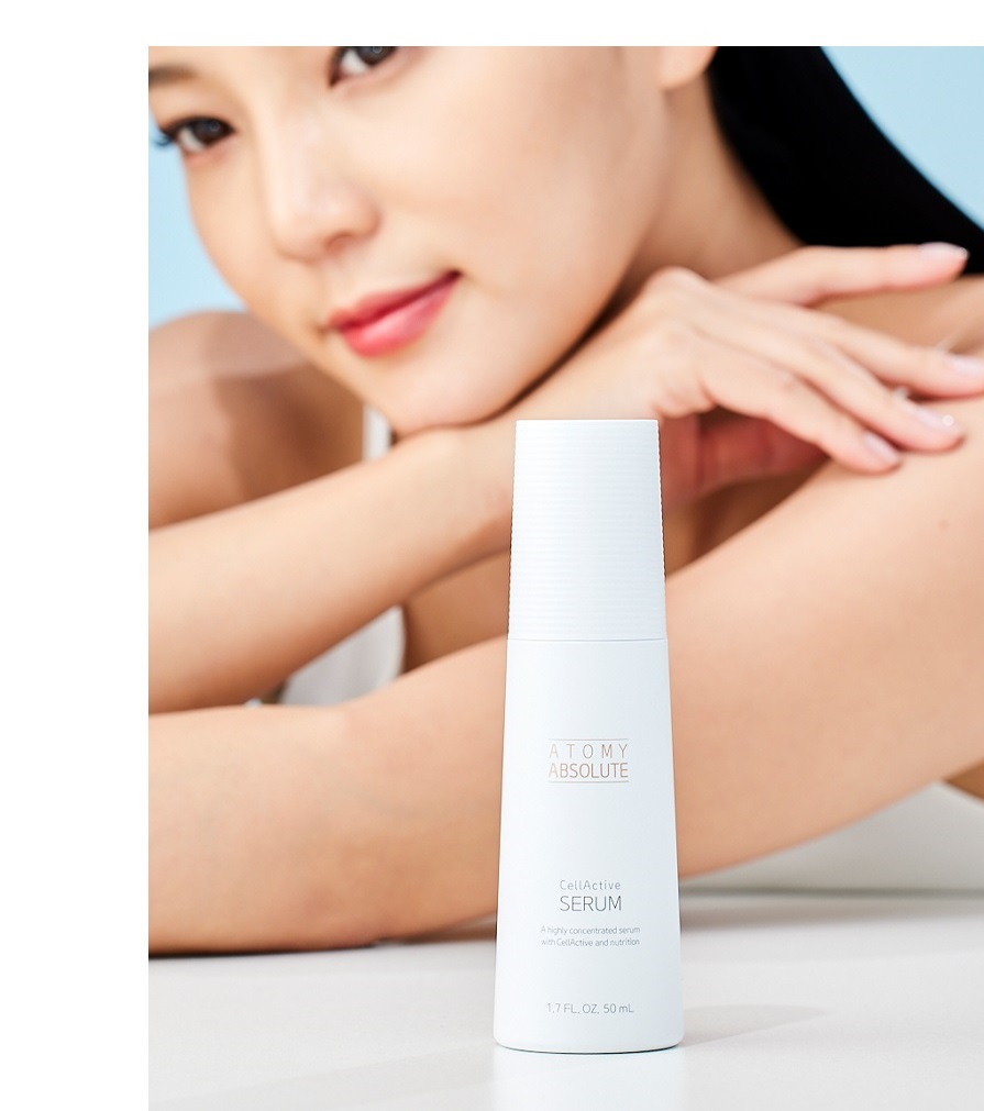 Tinh chất serum làm trắng và mờ các nếp nhăn da cho da mặt (loại cao cấp trong set 6)- Atomy Absolute Cellactive Serum 50 ml - 애터미 앱솔루트 셀랙티브 세럼 - Атоми СеллАктив Сыворотка