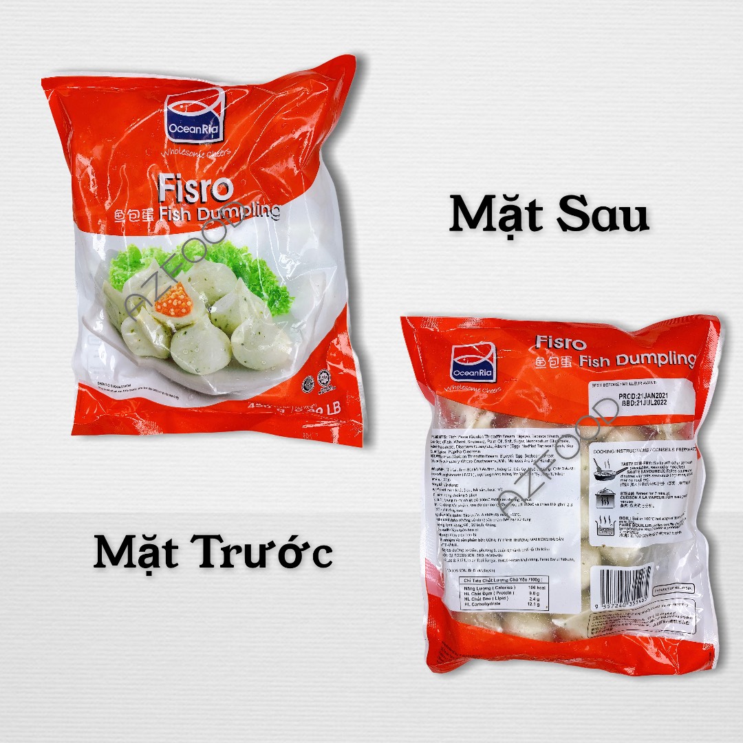 Bánh Bao Nhân Trứng Cá Hồi oceanRia (Chọn Giao Hàng 2h giúp shop )