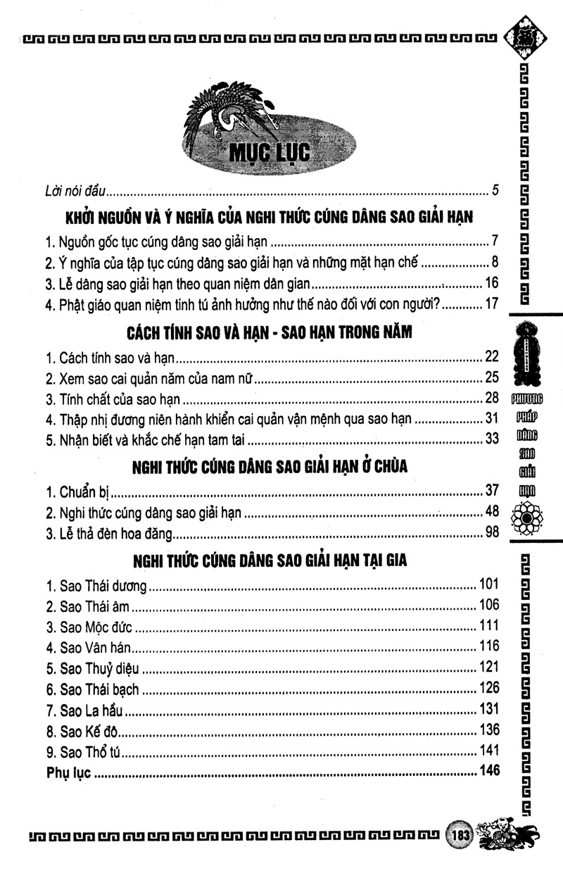Sách Phương Pháp Dâng Sao Giải Hạn