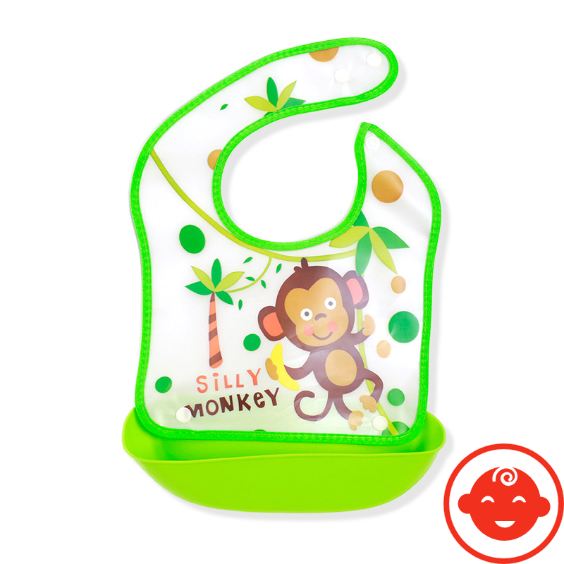 Yếm ăn dặm CÓ MÁNG THÁO RỜI cho bé Y46