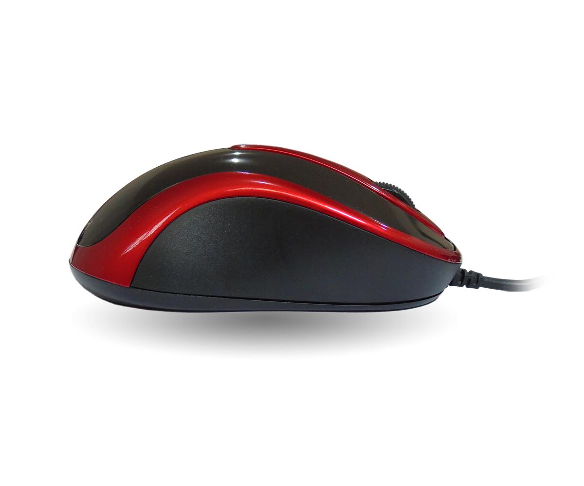 Chuột có dây A4Tech N360( ĐỎ PHỐI ĐEN)