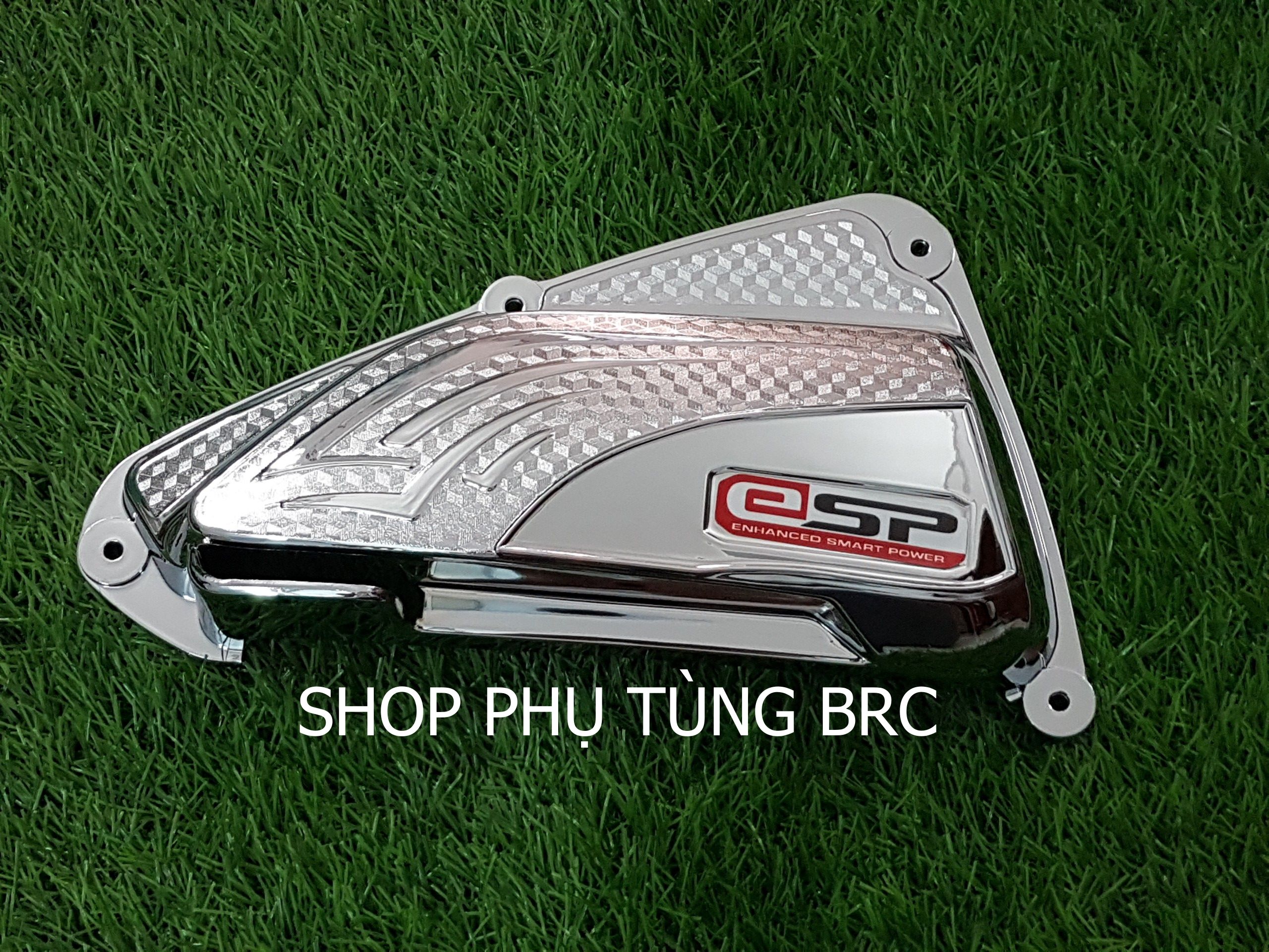 Ốp lọc gió ( pô e) mạ CROM xe VISION 2021