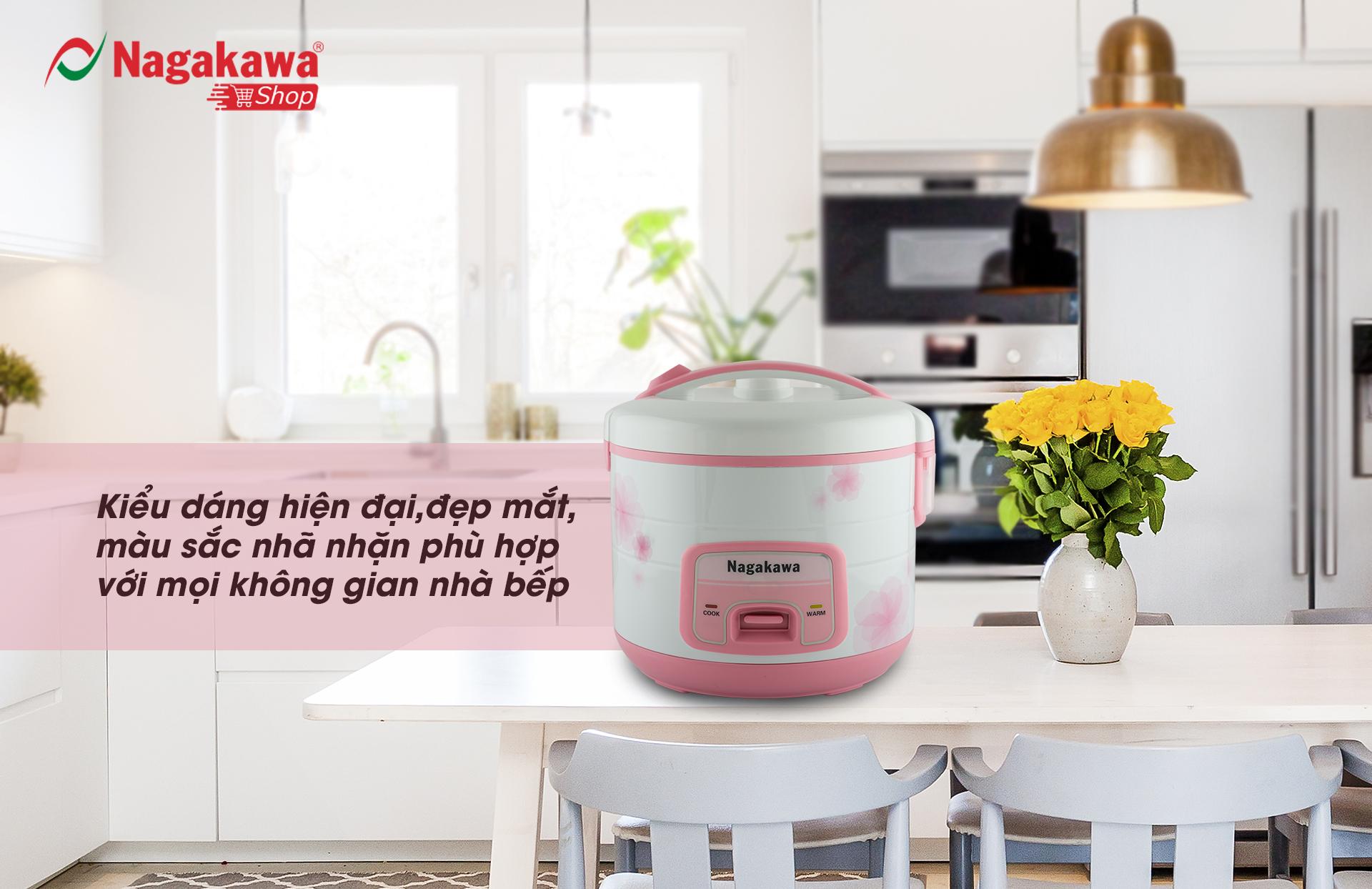 Nồi Cơm Điện Nagakawa NAG0113 1.8 Lít