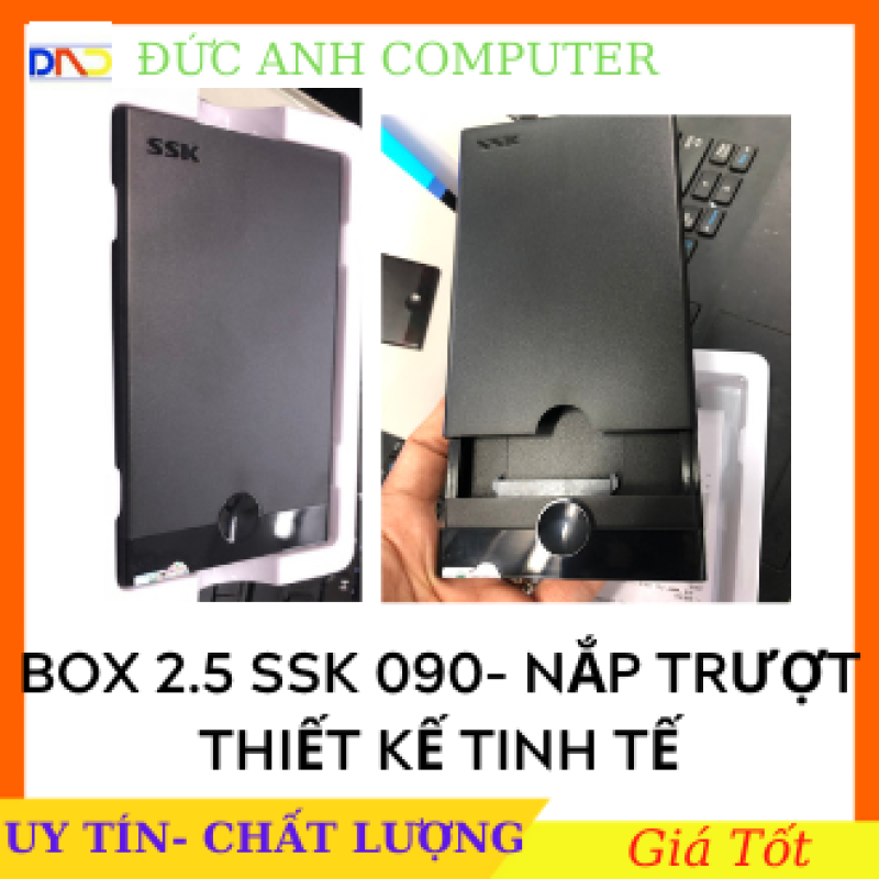 Bảng giá Hộp đựng ổ cứng HDD Box ssk 2.5 Sata She-090- Hỗ Trợ Lên Đến 5Gb - Chính Hãng 100% Full Box Phong Vũ
