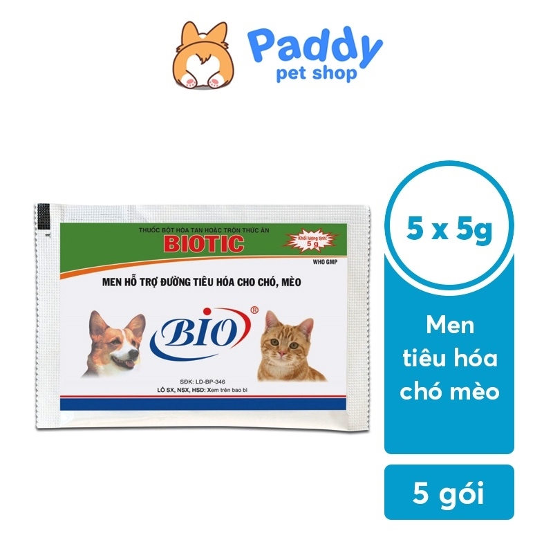 ❈ gigilove shop Men Biotic Hỗ Trợ Tiêu Hóa Cho Chó Mèo