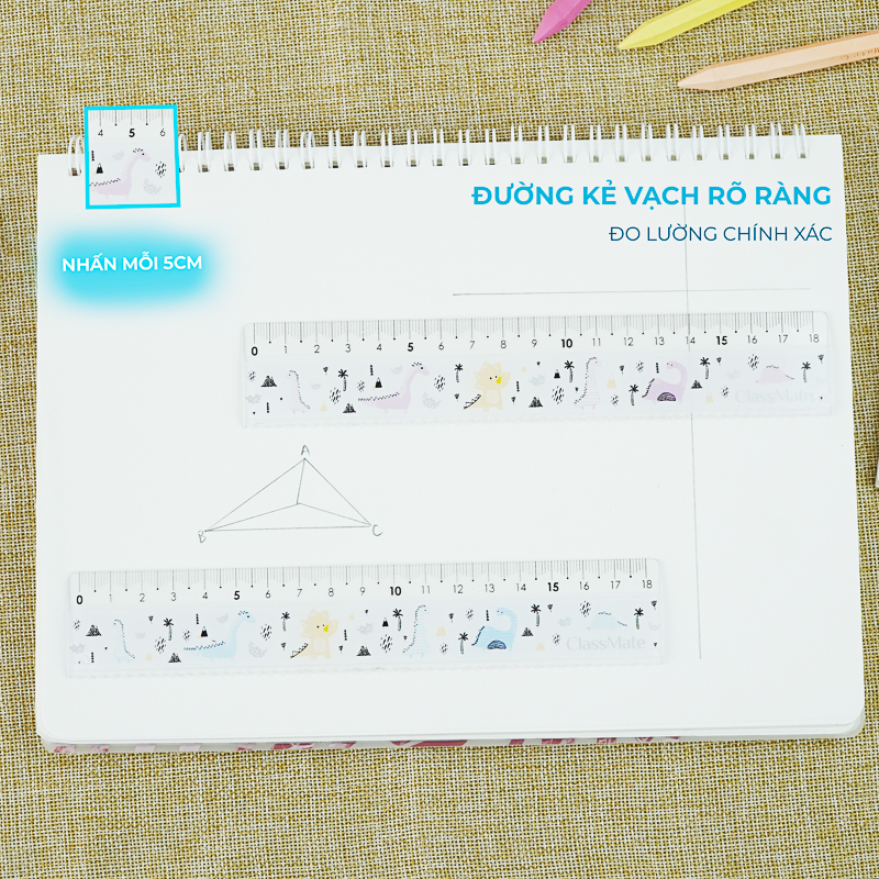 Thước Kẻ CLASSMATE Dễ Thương Cho Bé RL05-DI (18cm)
