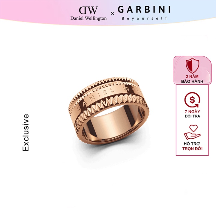 Nhẫn Daniel Wellington Elevation Ring Rose Gold DW  - Garbini