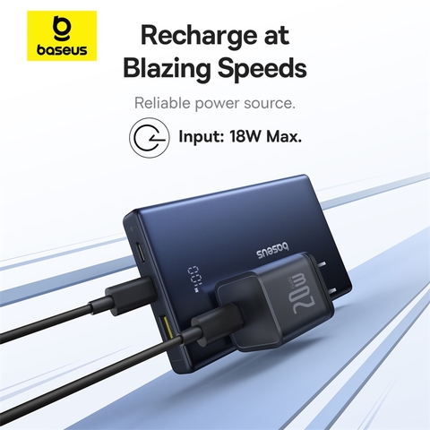 Pin Dự Phòng Baseus PicoGo with Digital Display 10000mAh 20W
