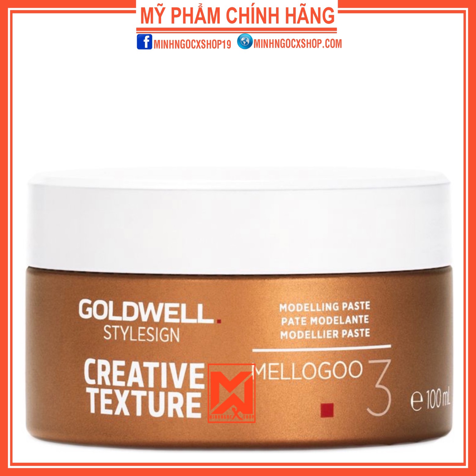 Sáp tạo kiểu tự nhiên goldwell stylesign creative texture mellogo 100ml chính hãng
