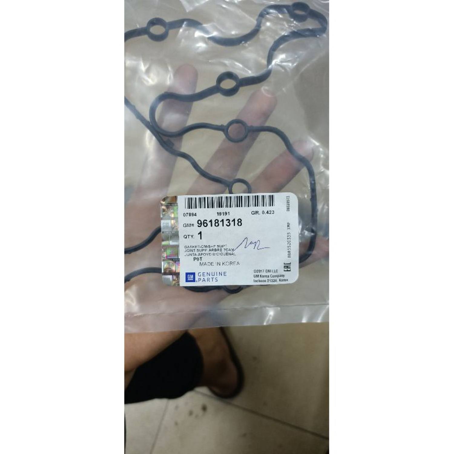 Gioăng nắp giàn có Daewoo Gentra,aveo,lanos Hàng chính hãng Gm96181318