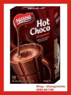 Bột Cacao Nestle Hot Choco hộp 240gram 10 gói x 24gram thumbnail