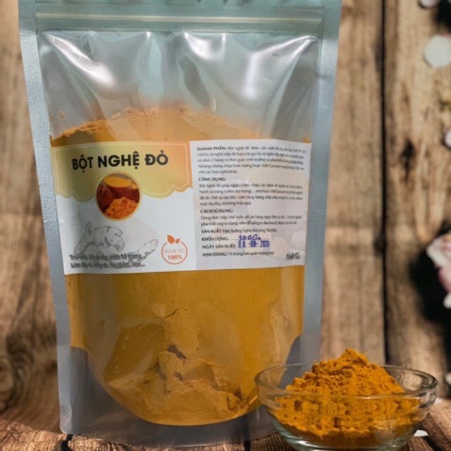[HCM]Bột Nghệ Đỏ (Uống được Giàu Cucurmin) - Mờ Thâm Da Khoẻ