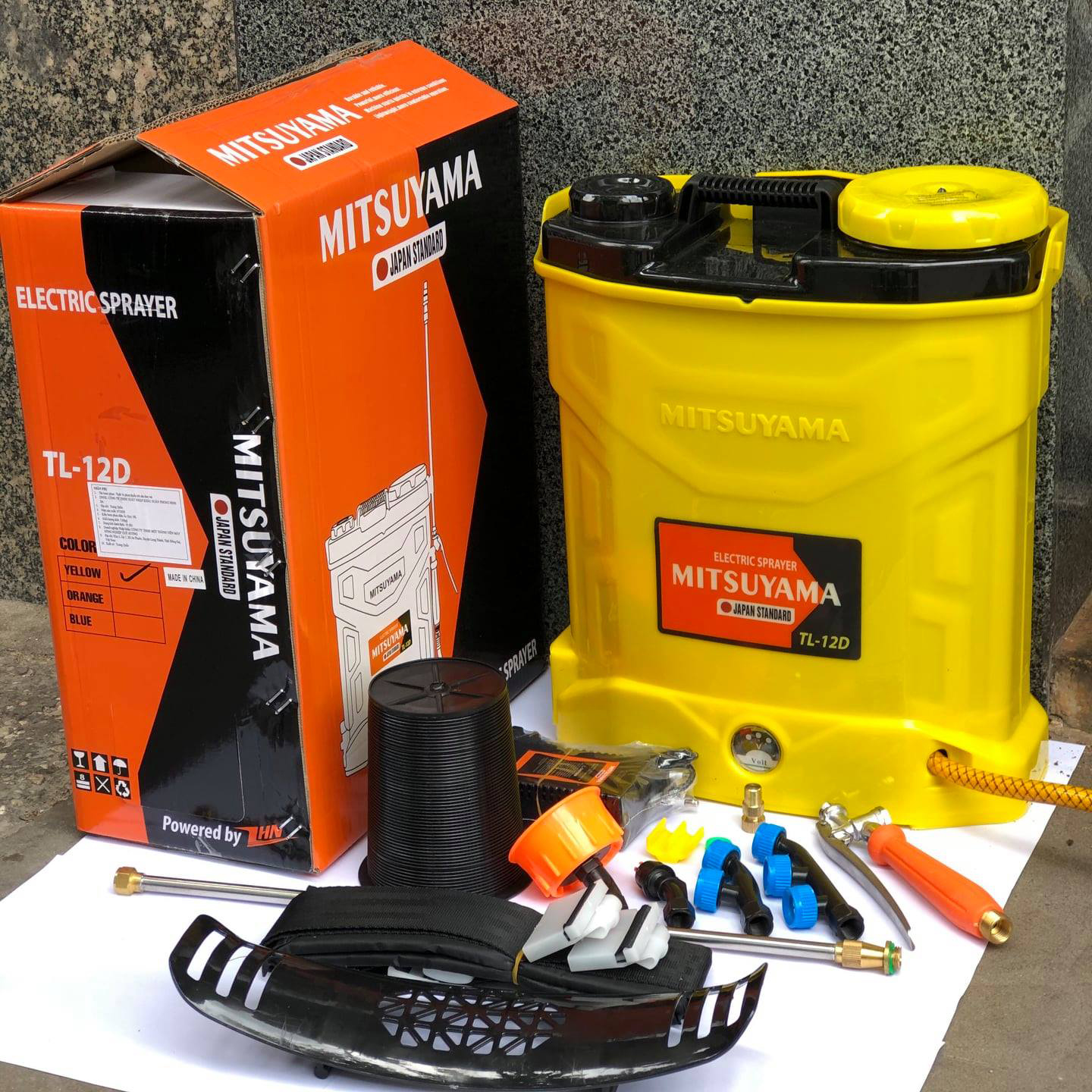 Bình Phun Xịt Điện 12L Mitsuyama TL-12D