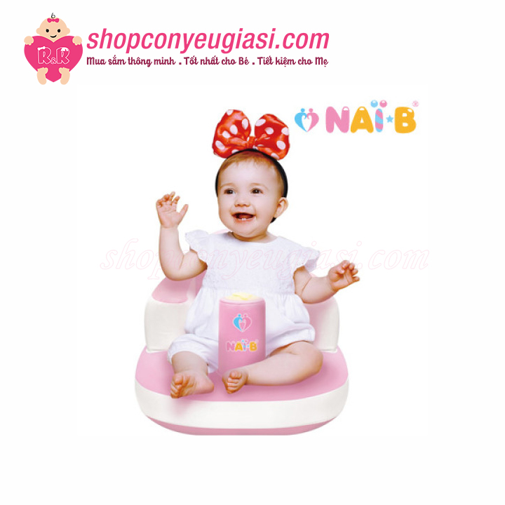 [HCM]Ghế Hơi Tập Ngồi Cho Bé NaiB
