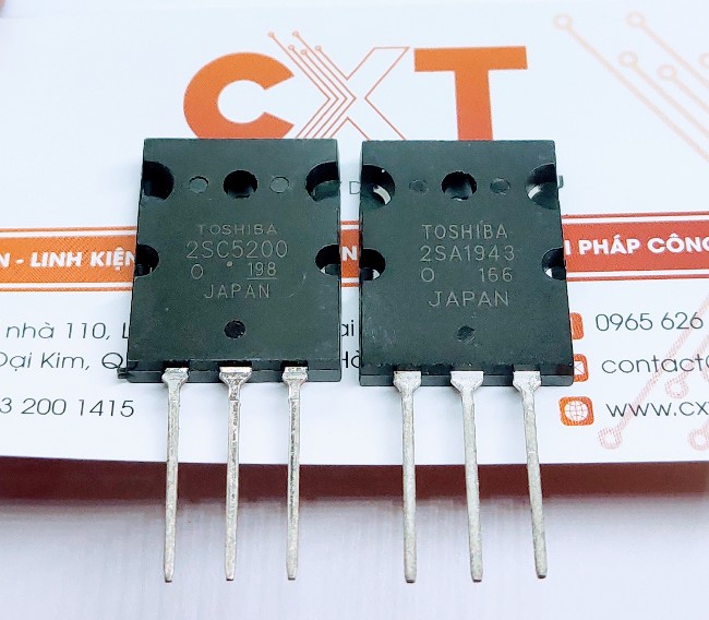Cặp sò 2sa1943/2sc5200 to3p