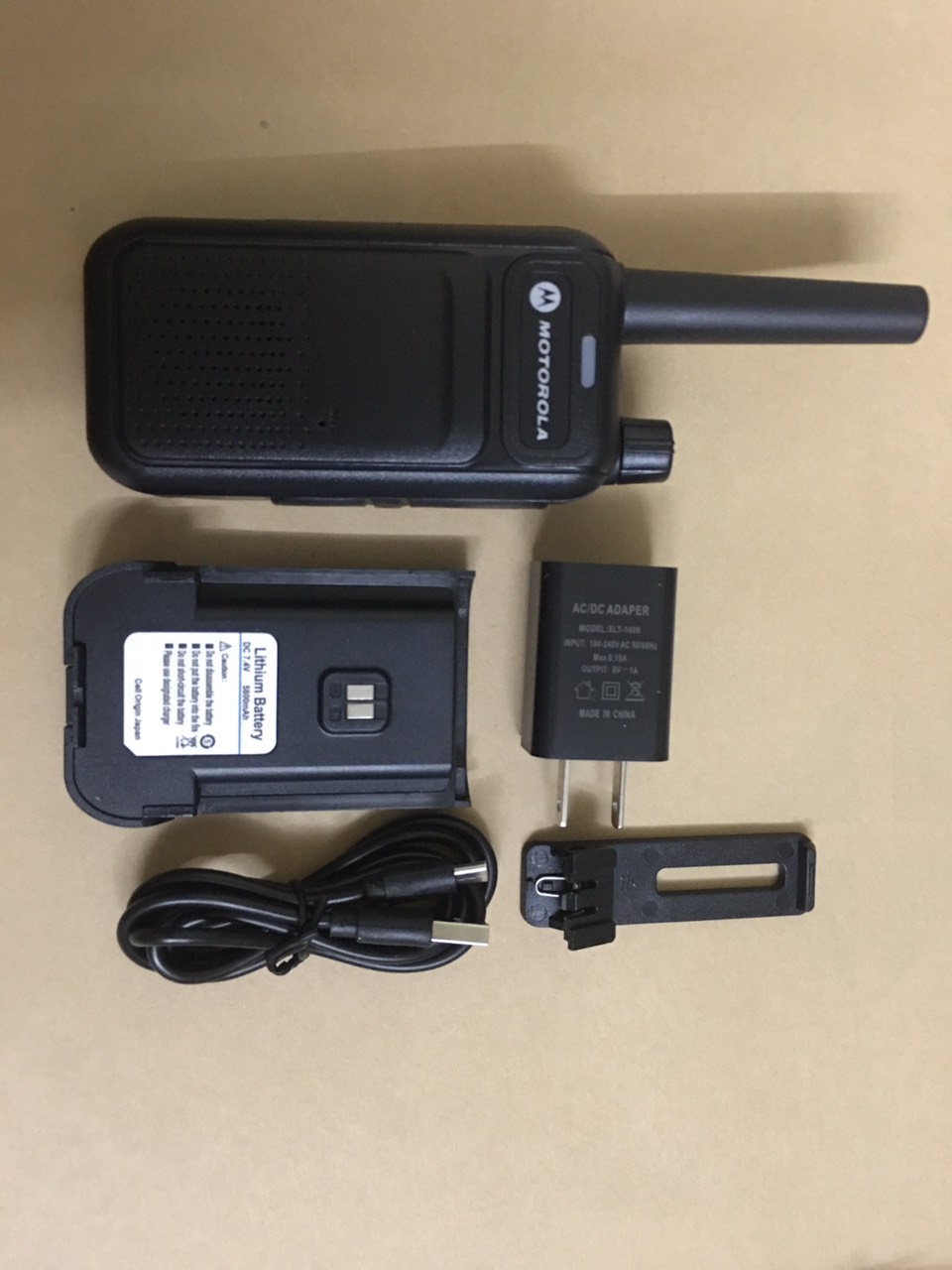 Bộ 2 Bộ đàm Sạc USB Type C Motorola GP999S (Loa chống từ tính bền bỉ &To, Pin sử dụng trên 15 tiếng,cự ly liên lạc xa)