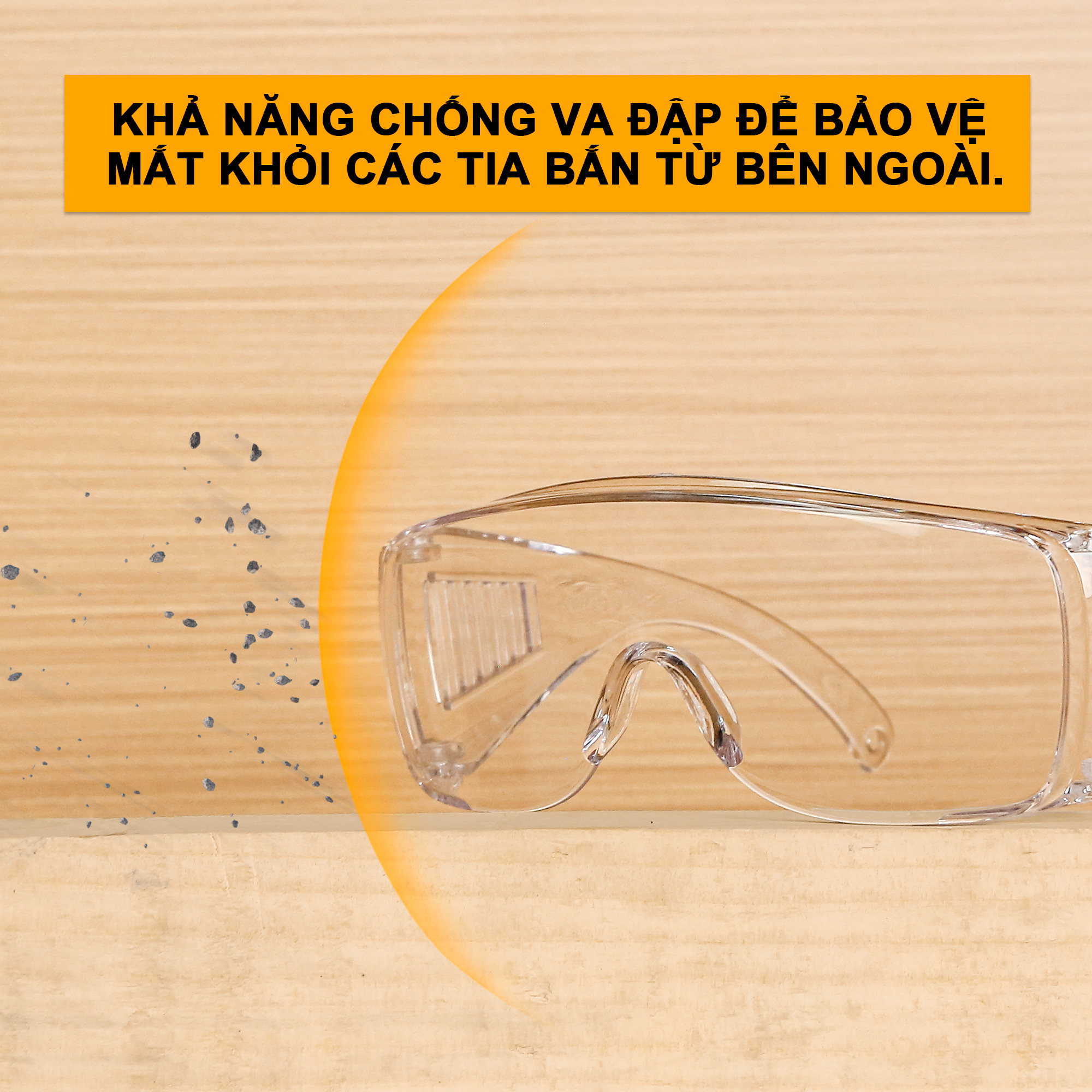 Kính bảo hộ INGCO HSG05