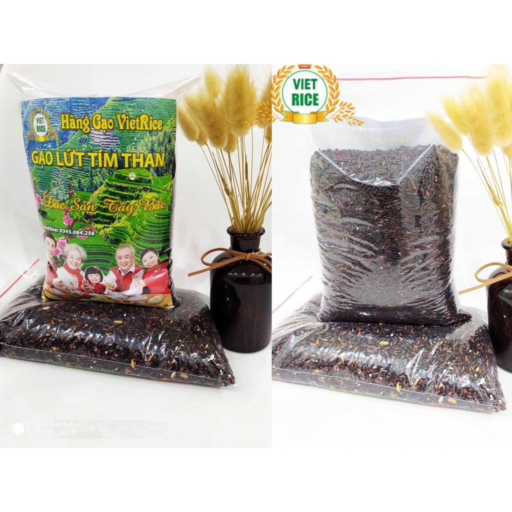 Combo 5 Kg Gạo Lứt Tím Than Cho Cơm Mềm Dẻo