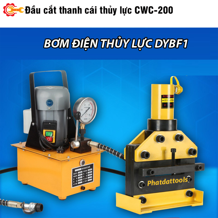 Máy cắt thanh đồng thủy lực CWC200