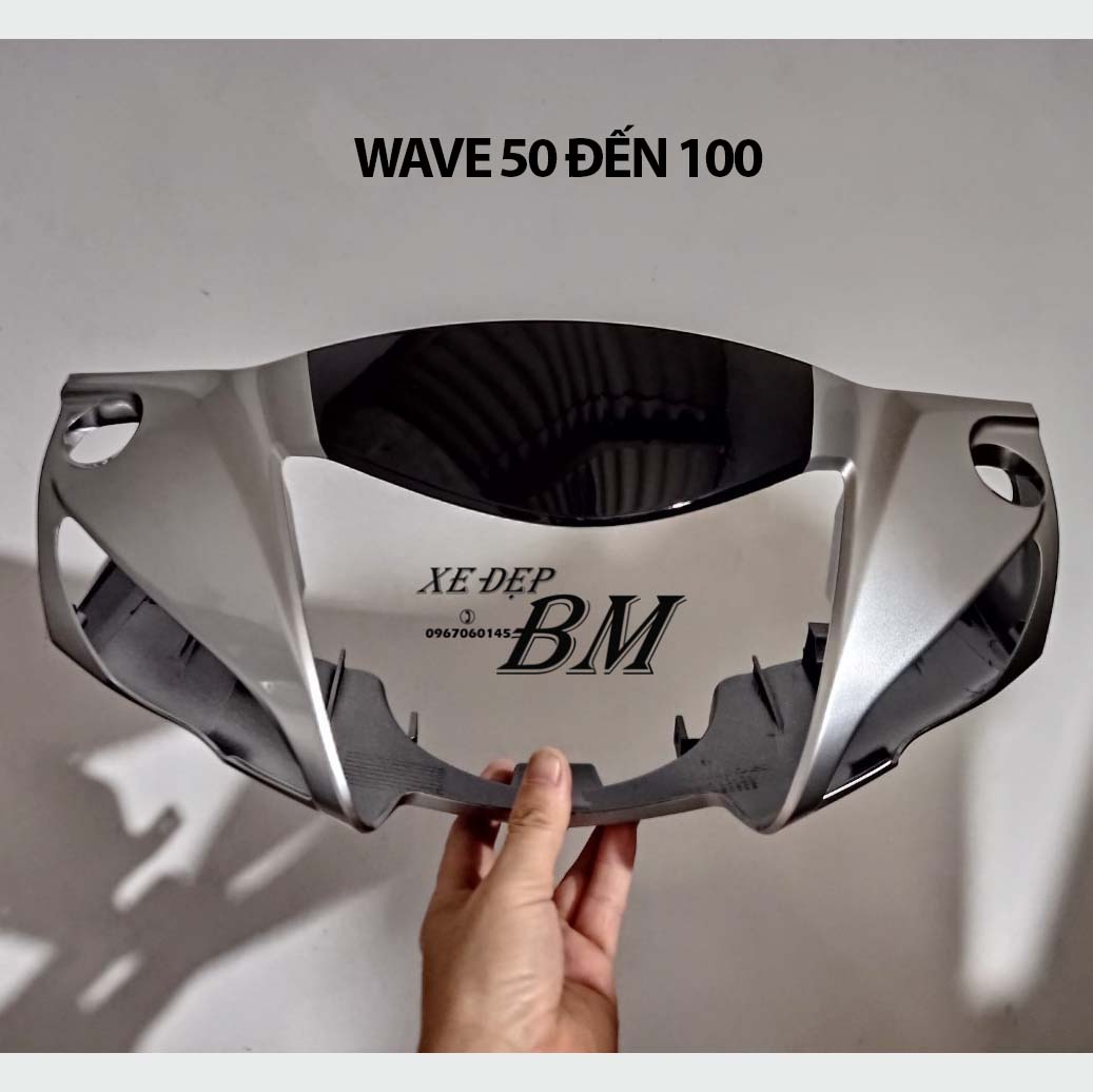 Phần nhựa đầu wave A màu bạc