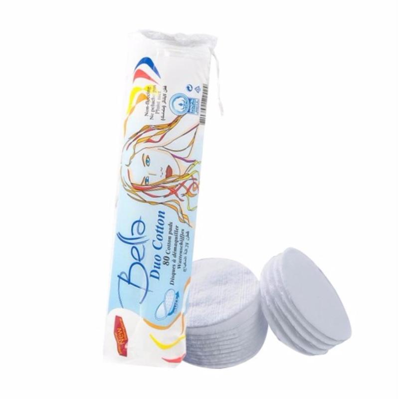 Bông Tẩy Trang Bella Duo Cotton 120 miếng cao cấp