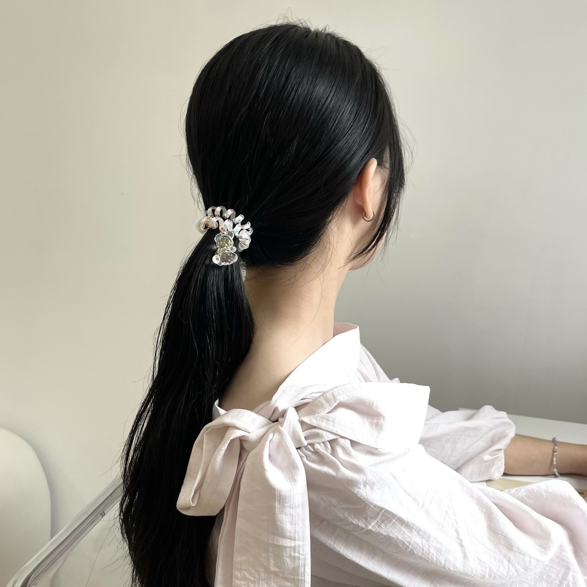 Cột tóc gấu cực quang Modleaf Orora bear tie set Hàn Quốc