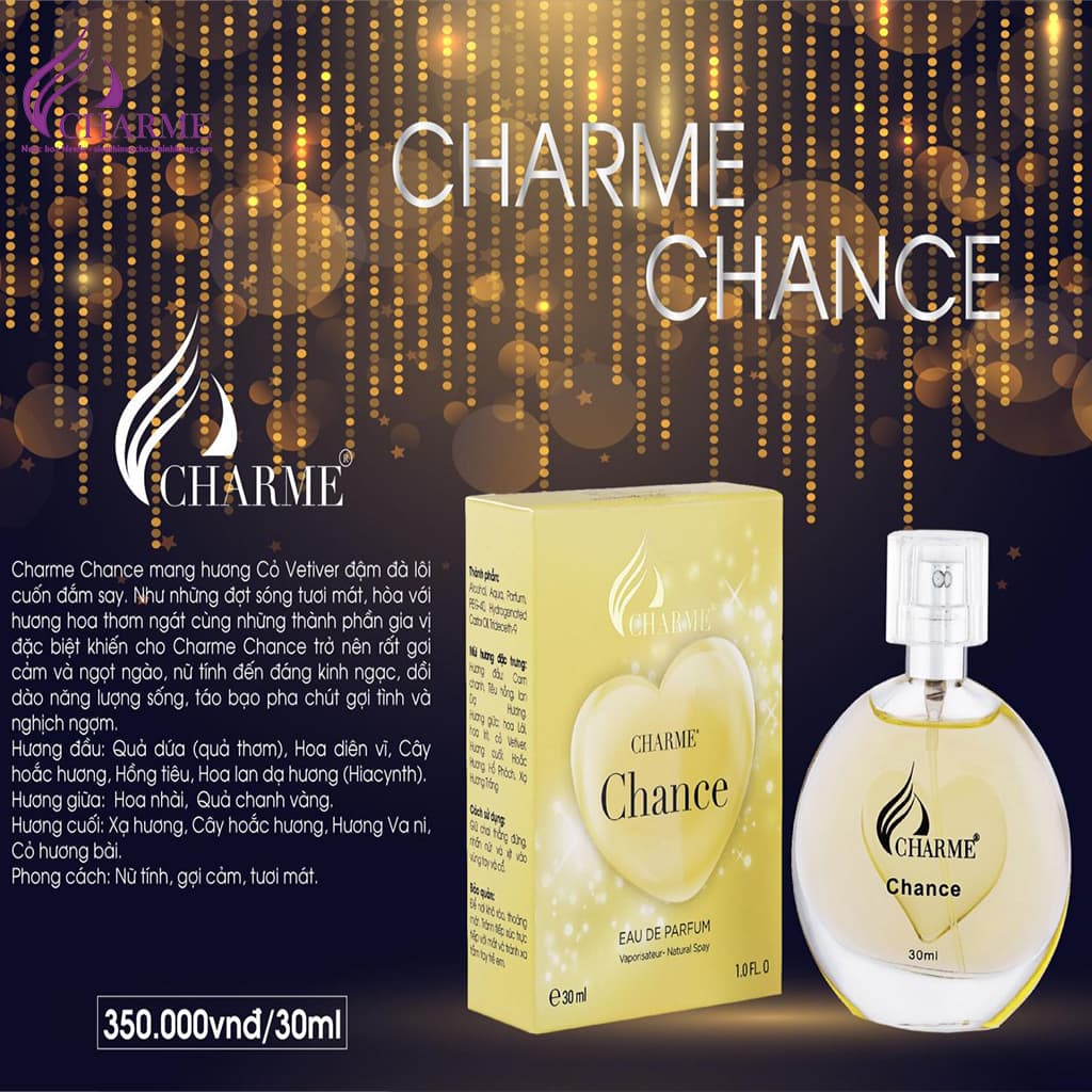 [HCM]Nước Hoa Nữ Tính Chance 30ml