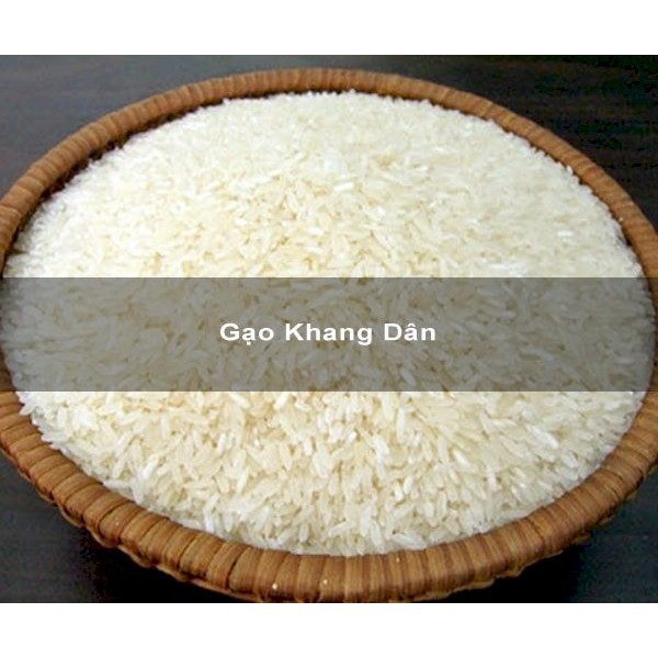 Gạo Khang dân quê hạt chắc (1kg) Đại lý gạo Bà Tám