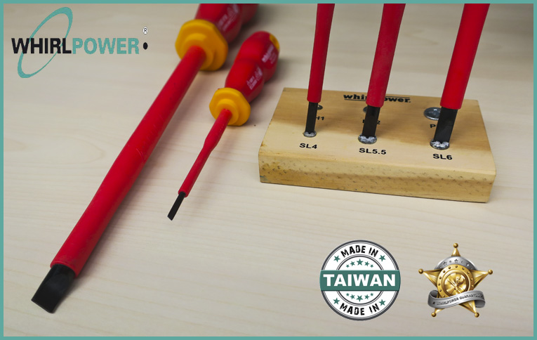 Tô vít dẹp cách điện 1000V Whirlpower