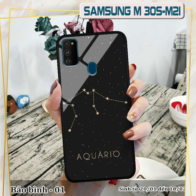 Ốp kính SAMSUNG M21 in cung hoàng đạo