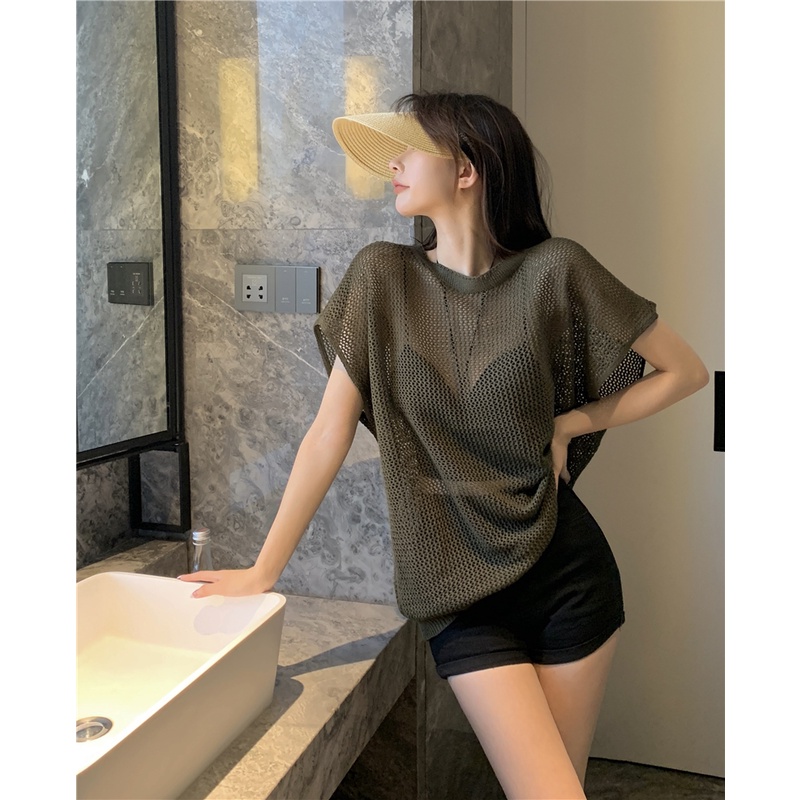 Áo lưới cánh dơi nữ