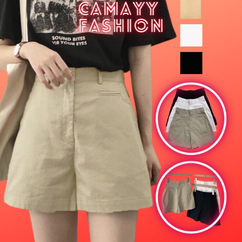 Quần shorts nữ vải kaki túi cơi form đẹp m508