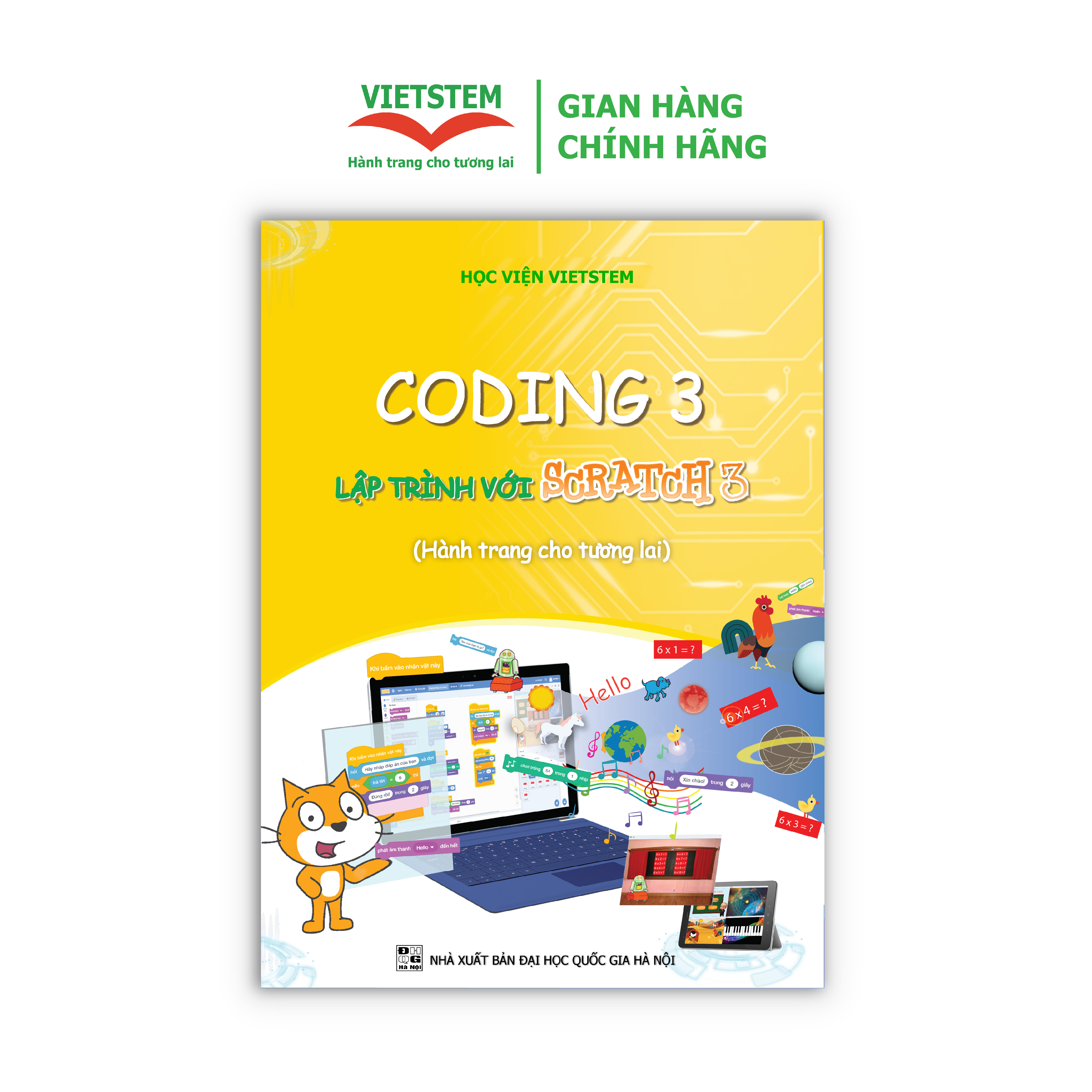 Sách Coding 3 lập trình với Scratch 3 (Dành cho học sinh lớp 3)