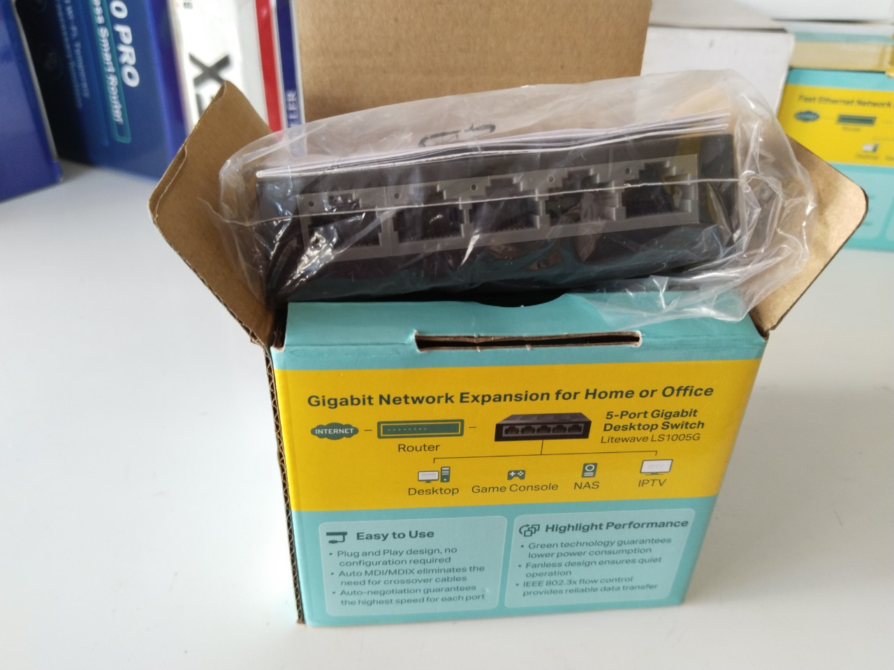 Bộ chia mạng 5 cổng Tplink LS1005G tốc độ Gigabit