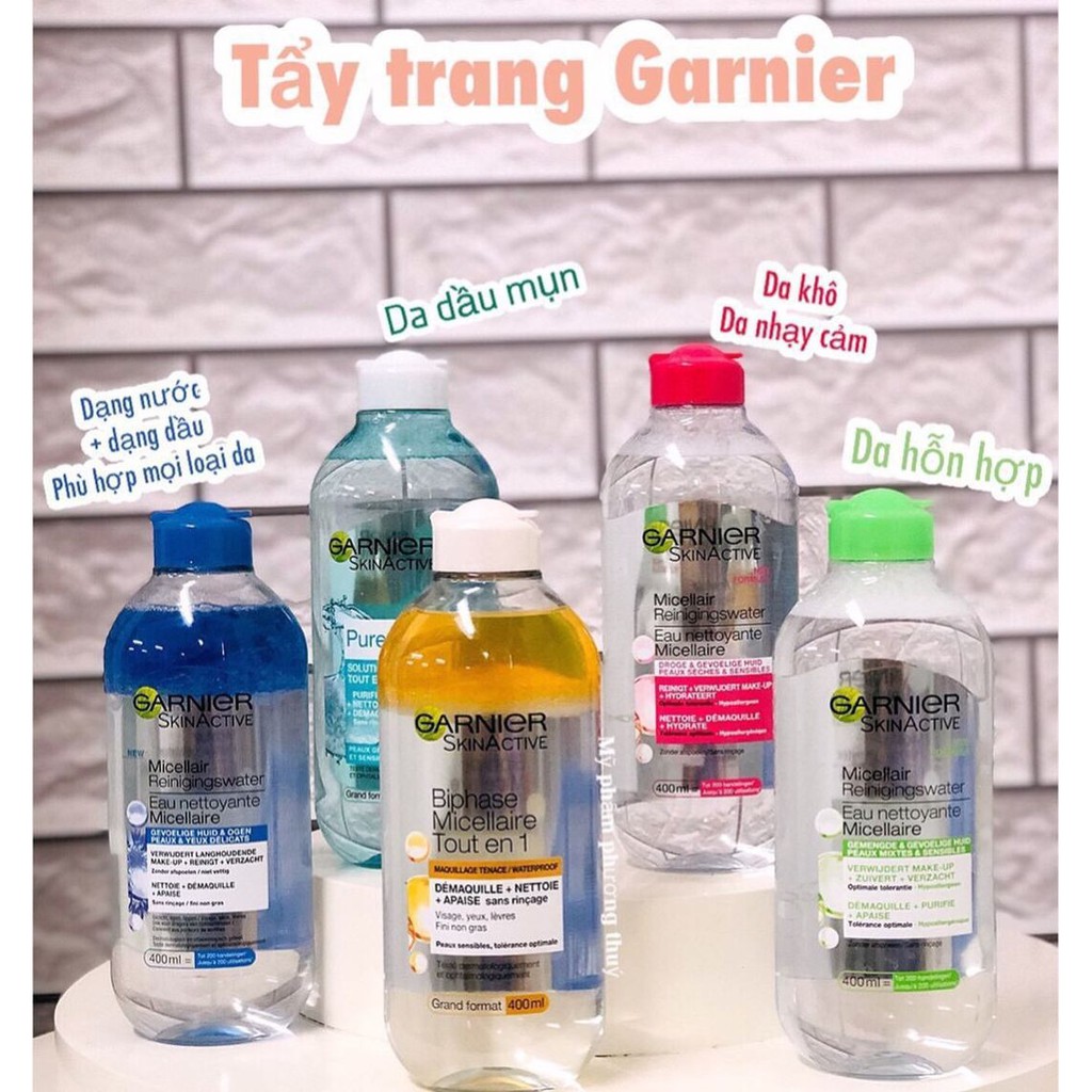 Nước Tẩy Trang Garnier Skin Active 400ml