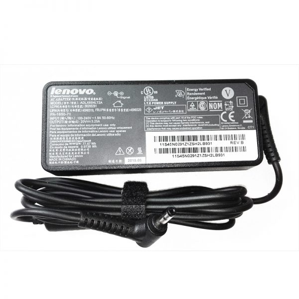 Sạc Laptop Lenovo IBM 20V - 3.25A Đầu Thường