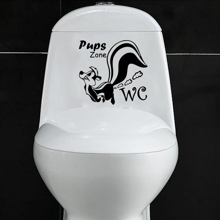 Sticker dán bồn cầu
