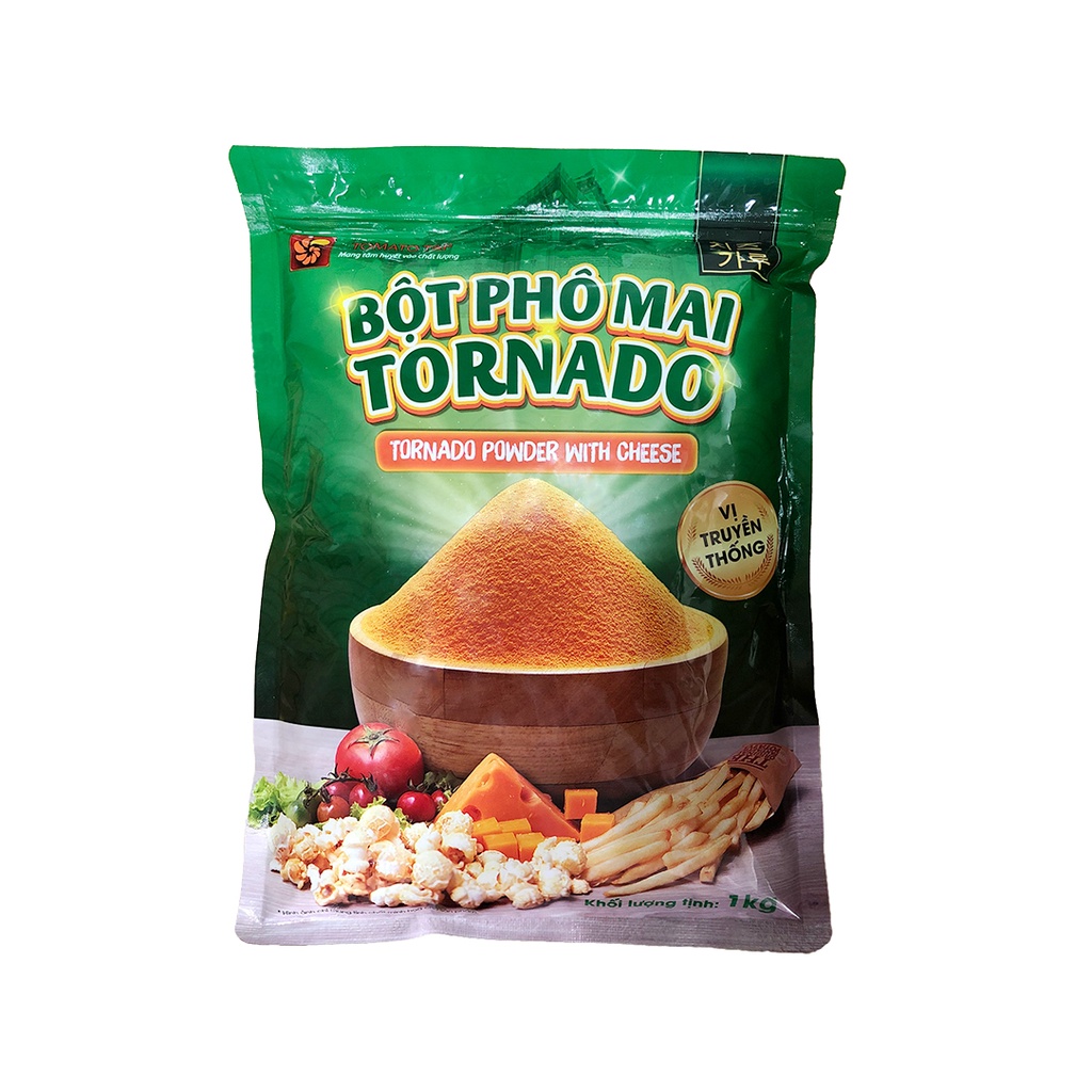 Mã 11FMCGSALE giảm 8% đơn 500K Bột phô mai Tornado vị truyền thống 1kg