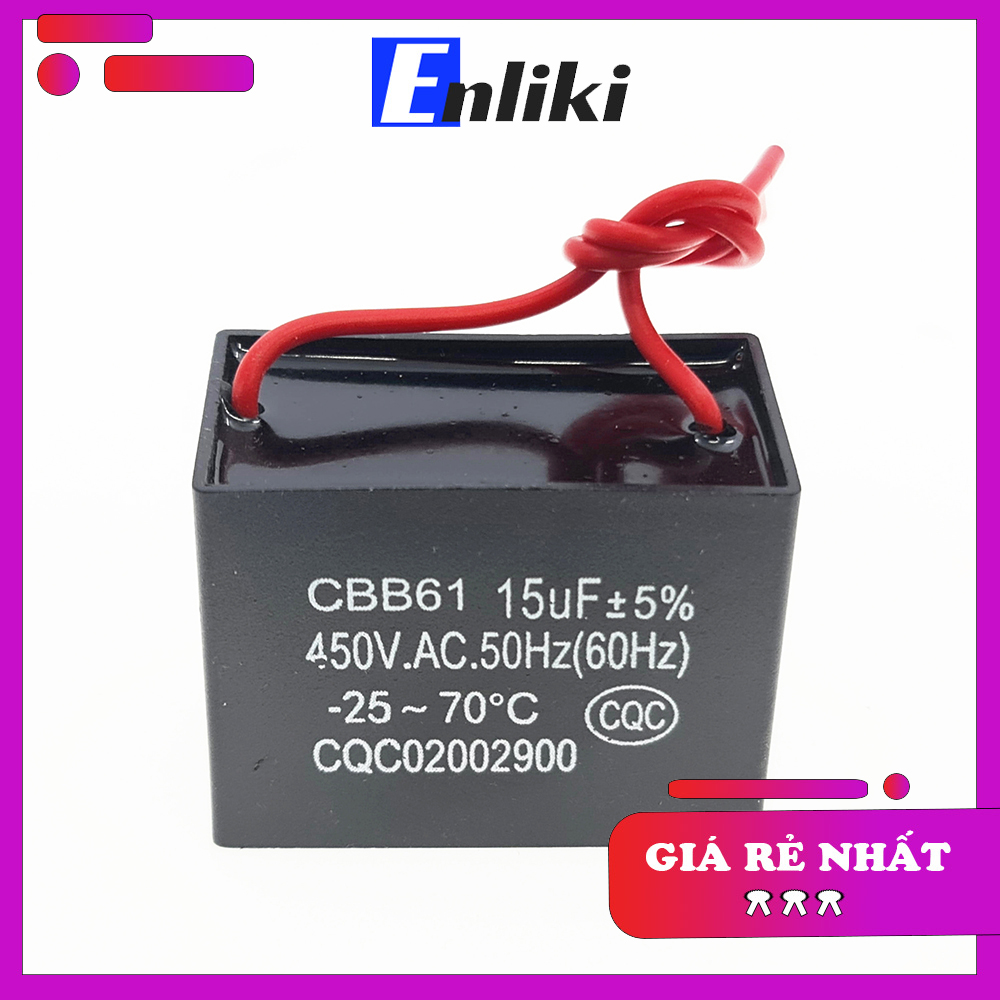 15uF Tụ Quạt CBB 450VAC