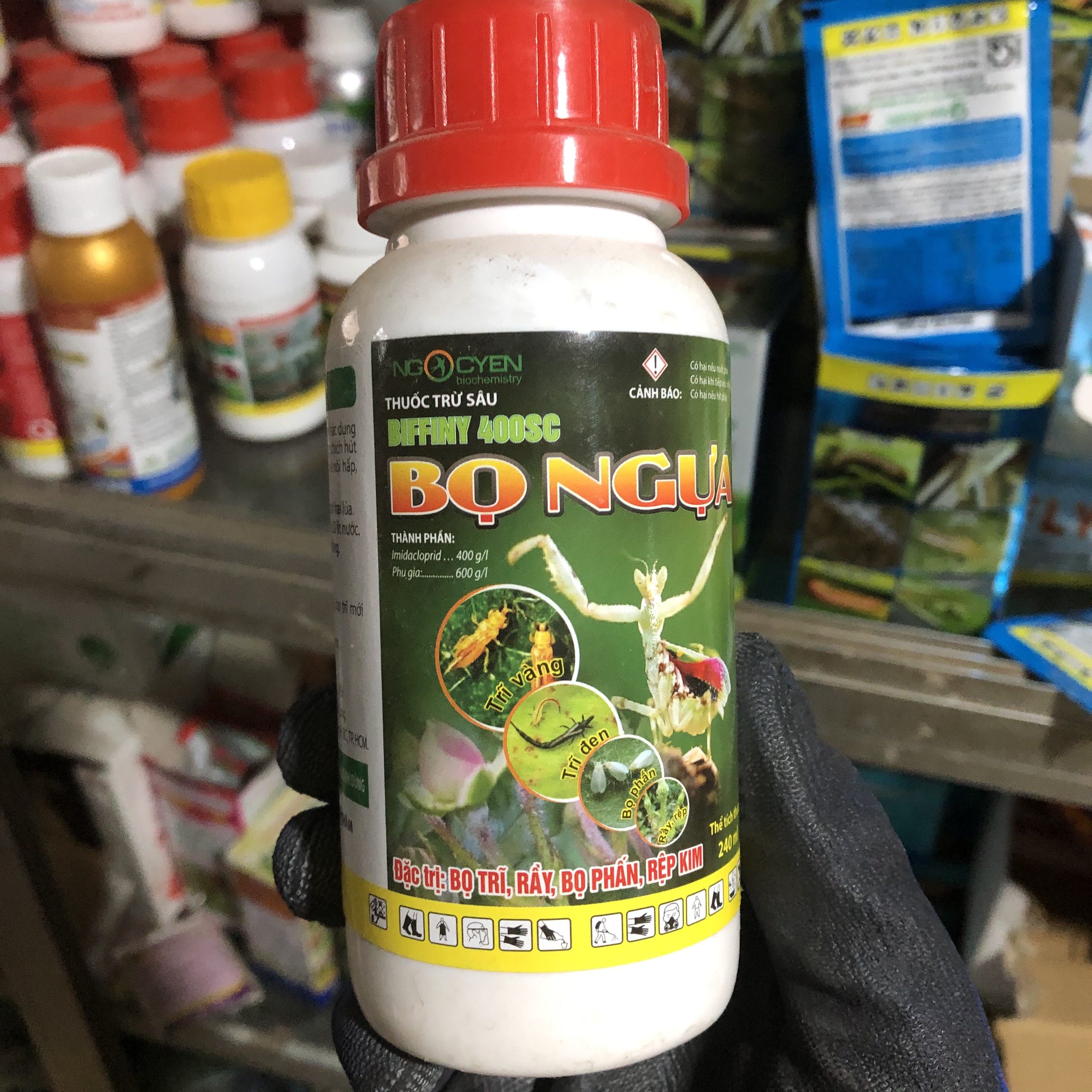 Thuốc diệt bọ trĩ, rầy, bọ phấn, rệp kim Biffiny 400sc 240ml
