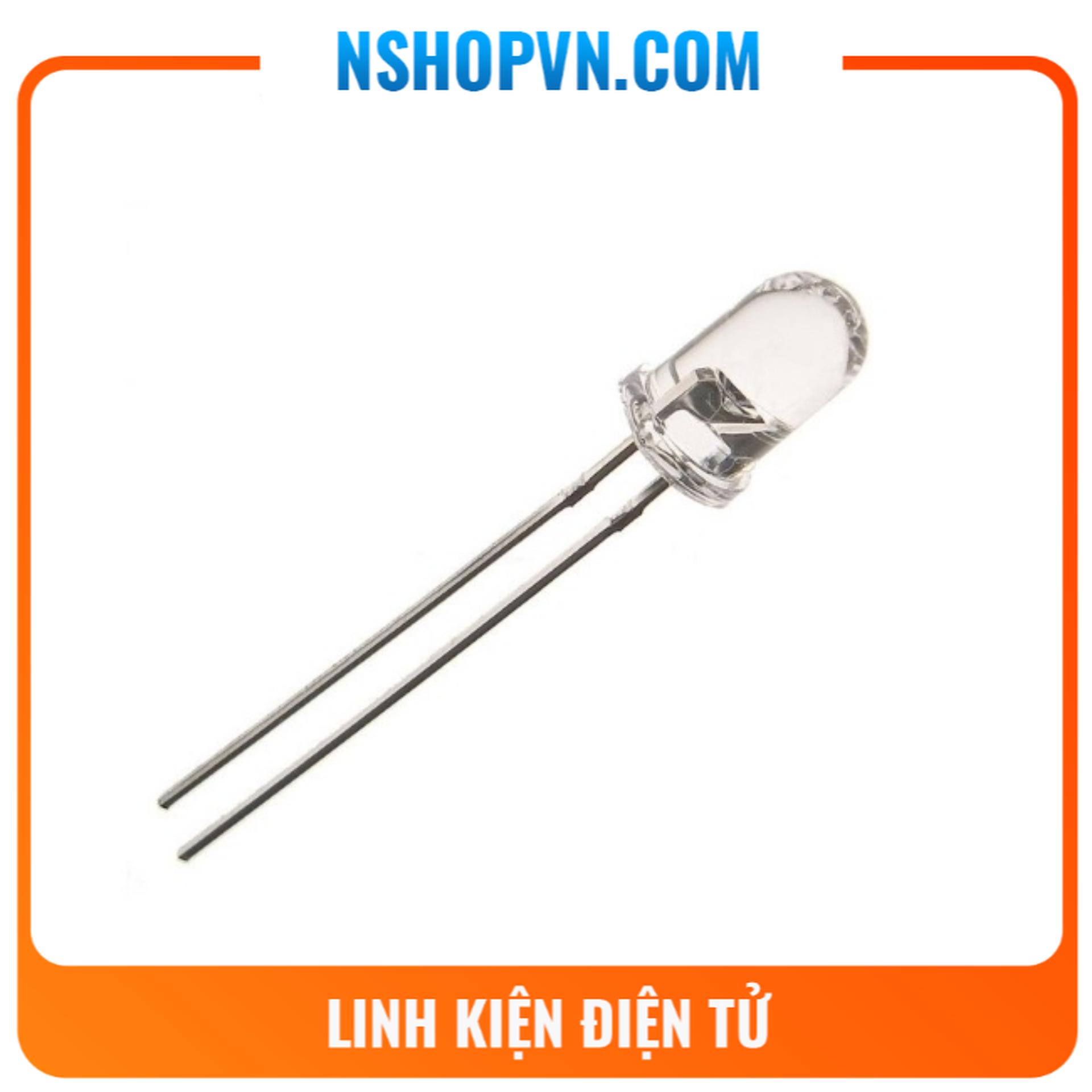 Led trong 5mm Xanh dương (50 con)