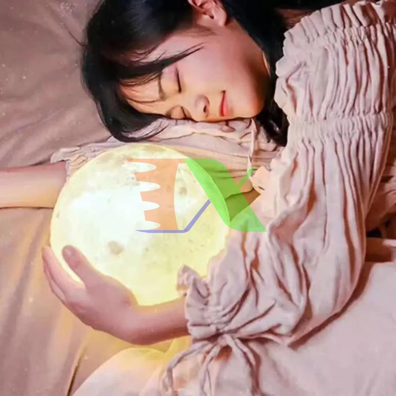 Nightlight Moon moon light 3D, Decoration lamp moon light 3D, 7 color