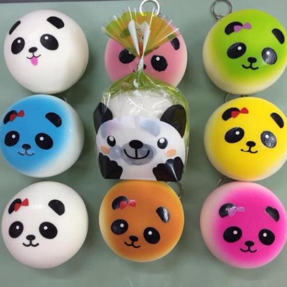 Móc khoá bánh bao Squishy