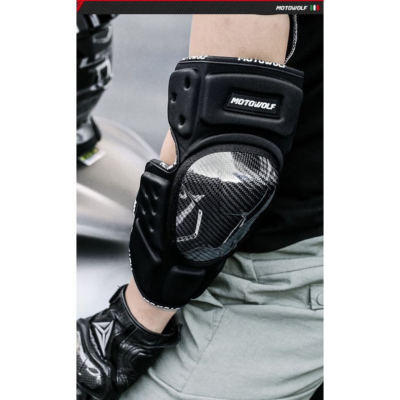 Giáp tay chân carbon MOTOWOLF MDL1019