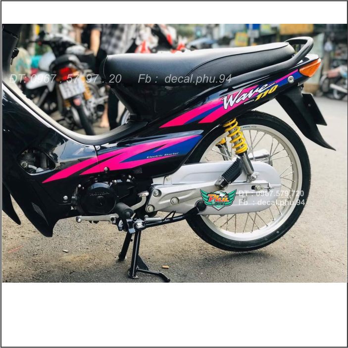 Tem rời Wawe Rời nhỏ hồng đen